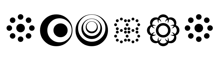 Circle Things 2  Free Fonts Download