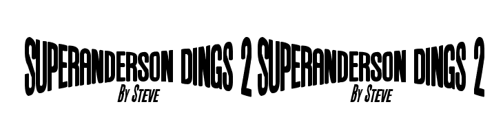 Anderson Dings 2  Free Fonts Download