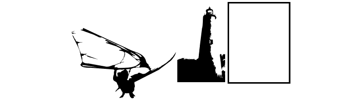 Surf Bat [Windsurfing Dingbats]  Free Fonts Download