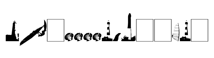 Surf Bat [Windsurfing Dingbats]  Free Fonts Download