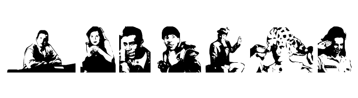 RED DWARF CHARACTERS  Free Fonts Download