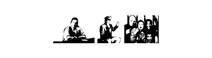 RED DWARF CHARACTERS  Free Fonts Download