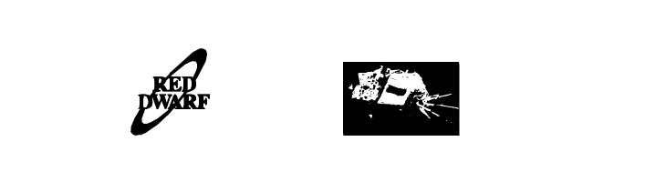 RED DWARF CHARACTERS  Free Fonts Download