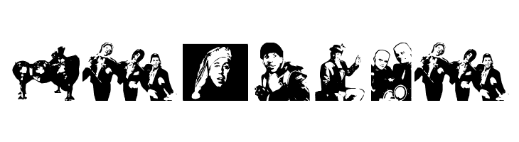 RED DWARF CHARACTERS  Free Fonts Download