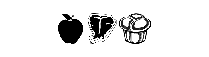 wmfood2  Free Fonts Download