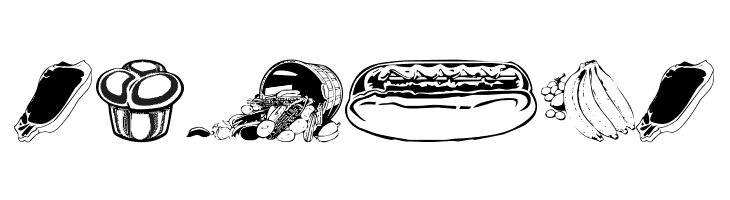 wmfood2  Free Fonts Download