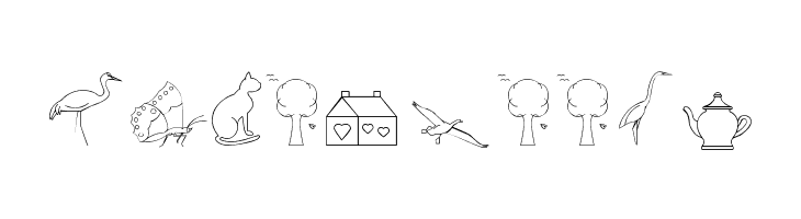 CaliKat's Path Draws LT  Free Fonts Download