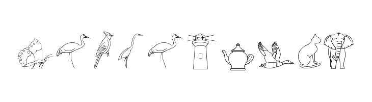 CaliKat's Path Draws LT  Free Fonts Download