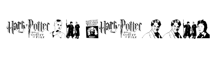 Harry Potter and the Dingbats  Free Fonts Download