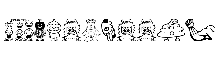 SakabeThings01  Free Fonts Download