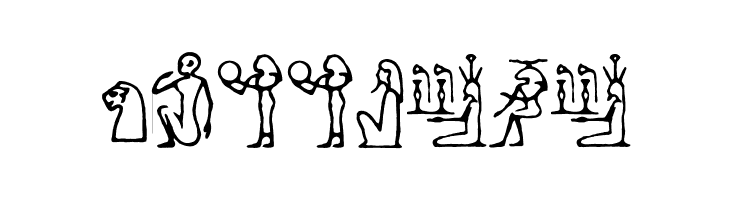Hieroglify  Free Fonts Download