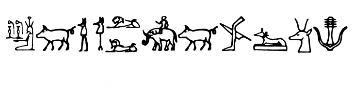 Hieroglify  Free Fonts Download