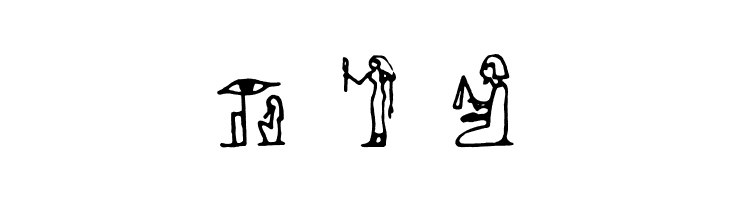 Hieroglify  Free Fonts Download