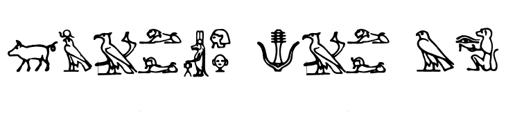 Hieroglify  Free Fonts Download