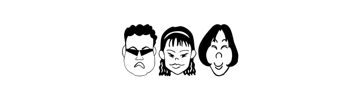 SakabePeople06  Free Fonts Download