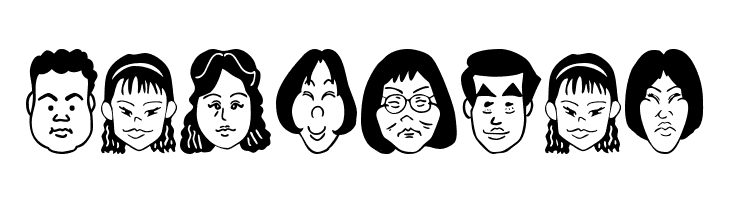 SakabePeople06  Free Fonts Download