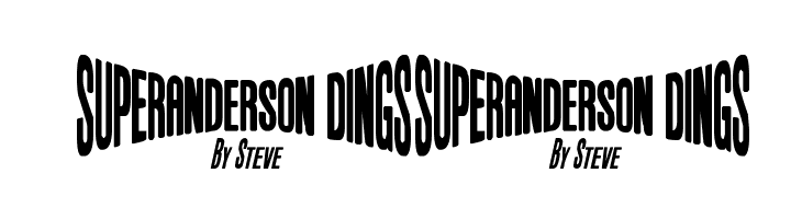 Anderson Dings 1  Free Fonts Download