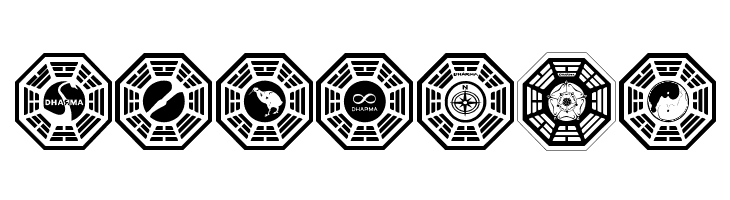Dharma Initiative Logos  Free Fonts Download