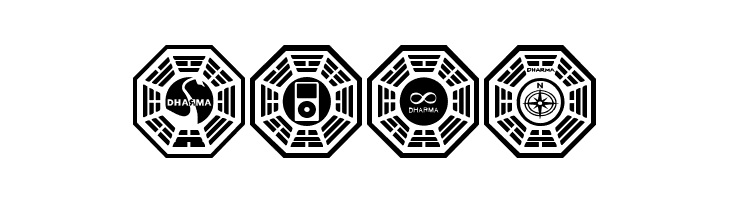 Dharma Initiative Logos  Free Fonts Download