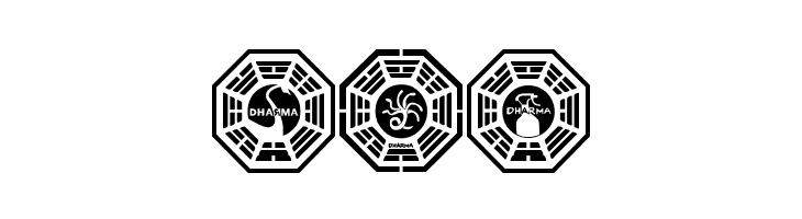 Dharma Initiative Logos  Free Fonts Download