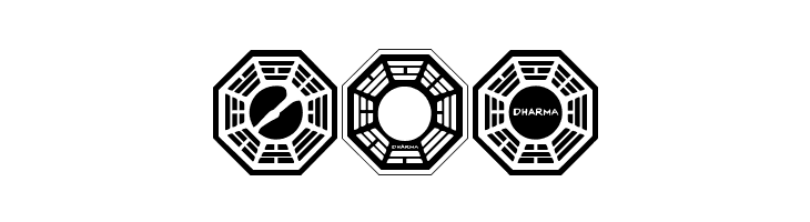 Dharma Initiative Logos  Free Fonts Download