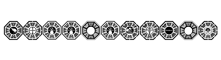 Dharma Initiative Logos  Free Fonts Download