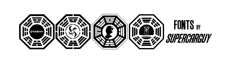 Dharma Initiative Logos  Free Fonts Download