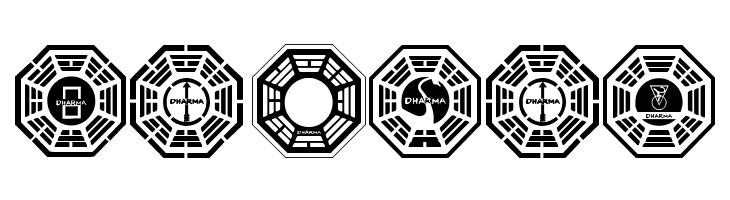 Dharma Initiative Logos  Free Fonts Download