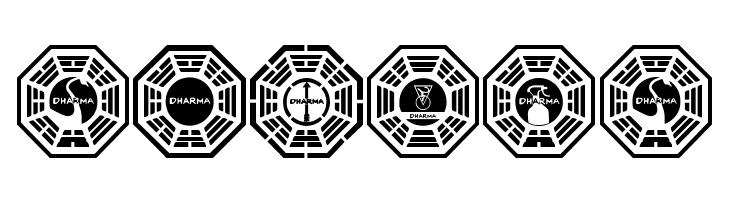 Dharma Initiative Logos  Free Fonts Download