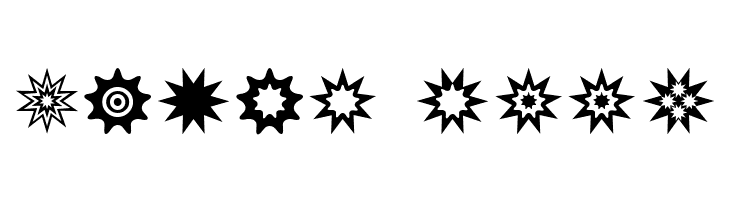 Star Things 3  Free Fonts Download