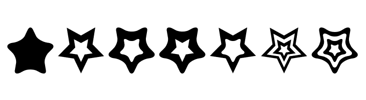 Star Things  Free Fonts Download