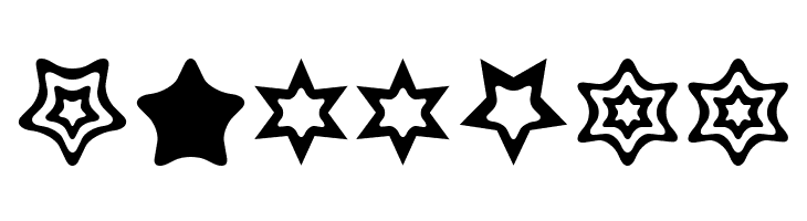 Star Things  Free Fonts Download