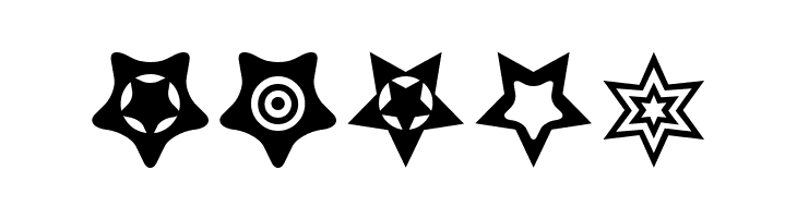 Star Things  Free Fonts Download