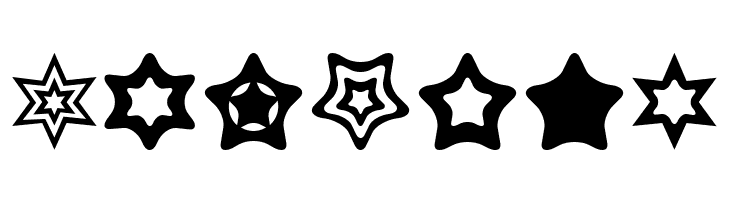 Star Things  Free Fonts Download