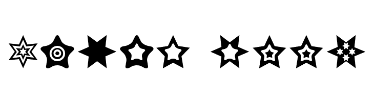 Star Things  Free Fonts Download