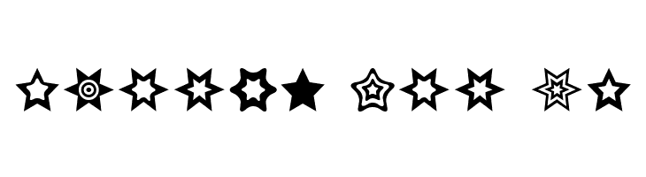 Star Things  Free Fonts Download