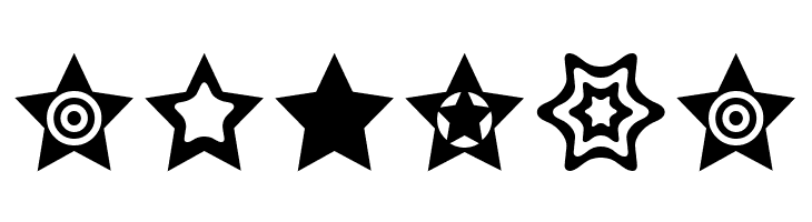 Star Things  Free Fonts Download