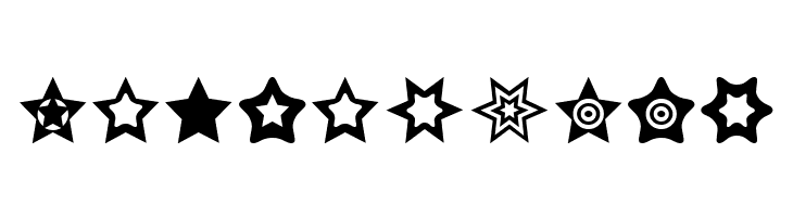 Star Things  Free Fonts Download