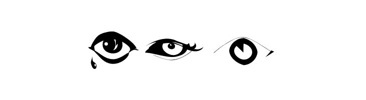 Eyes  Free Fonts Download