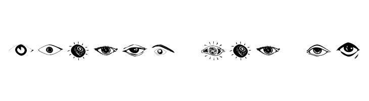 Eyes  Free Fonts Download