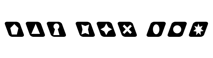 Cut Outs for 3D FX 2  Free Fonts Download