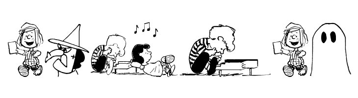 Peanuts Gang Dings  Free Fonts Download