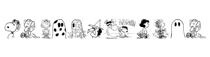 Peanuts Gang Dings  Free Fonts Download