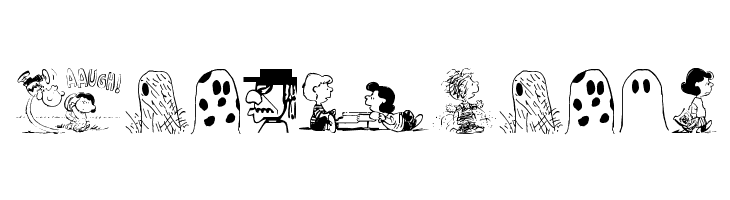 Peanuts Gang Dings  Free Fonts Download