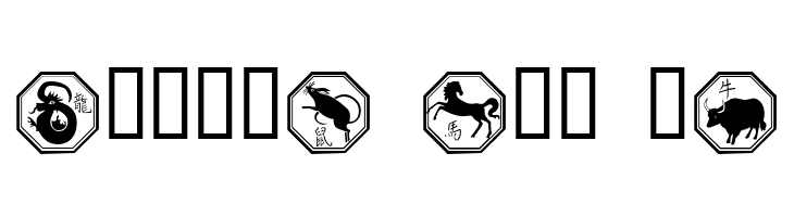 Chinese Zodiac  Free Fonts Download
