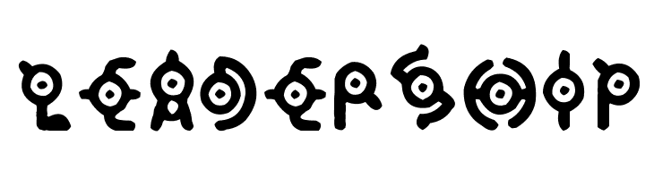 Pokemon: Annon  Free Fonts Download