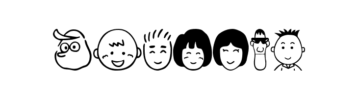 SakabePeople01  Free Fonts Download