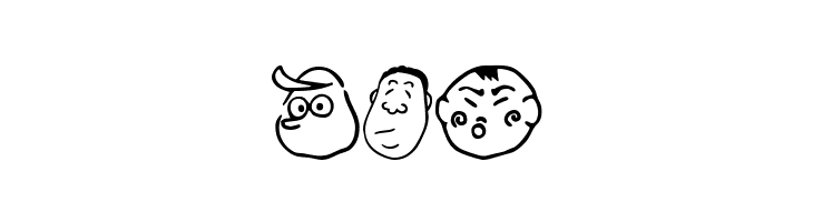 SakabePeople01  Free Fonts Download