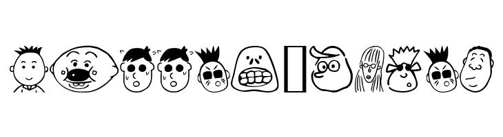 SakabePeople01  Free Fonts Download