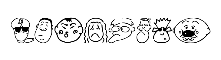 SakabePeople01  Free Fonts Download